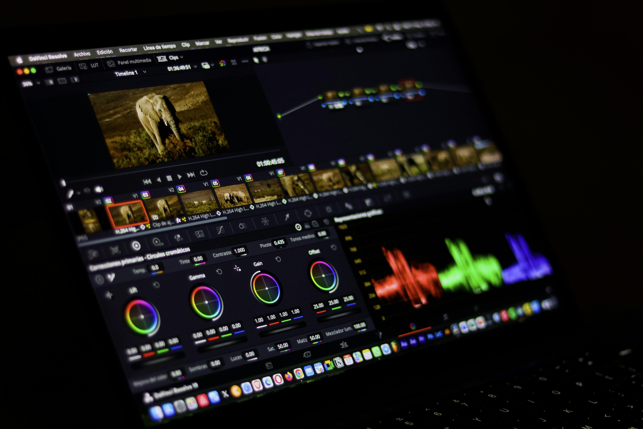 Video edit timeline